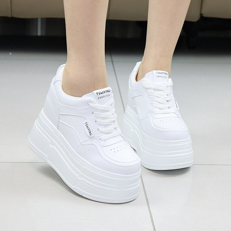 Platform Sneakers Chunky - Sepatu Sneakers Platform Tebal Wanita Terbaru