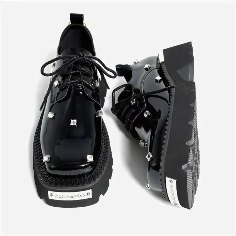 Platform Sneakers Chunky - Sepatu Pantofel Wanita Sepatu Mary Jane