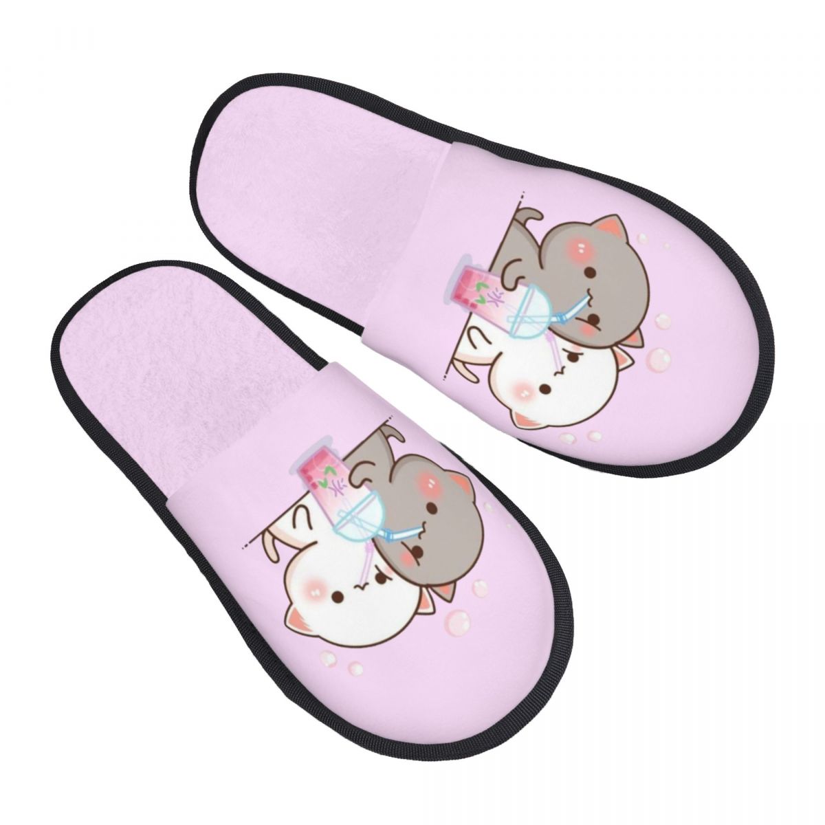 Women Shoes Mochi - Sandal Rumah Busa Memori Lembut Motif