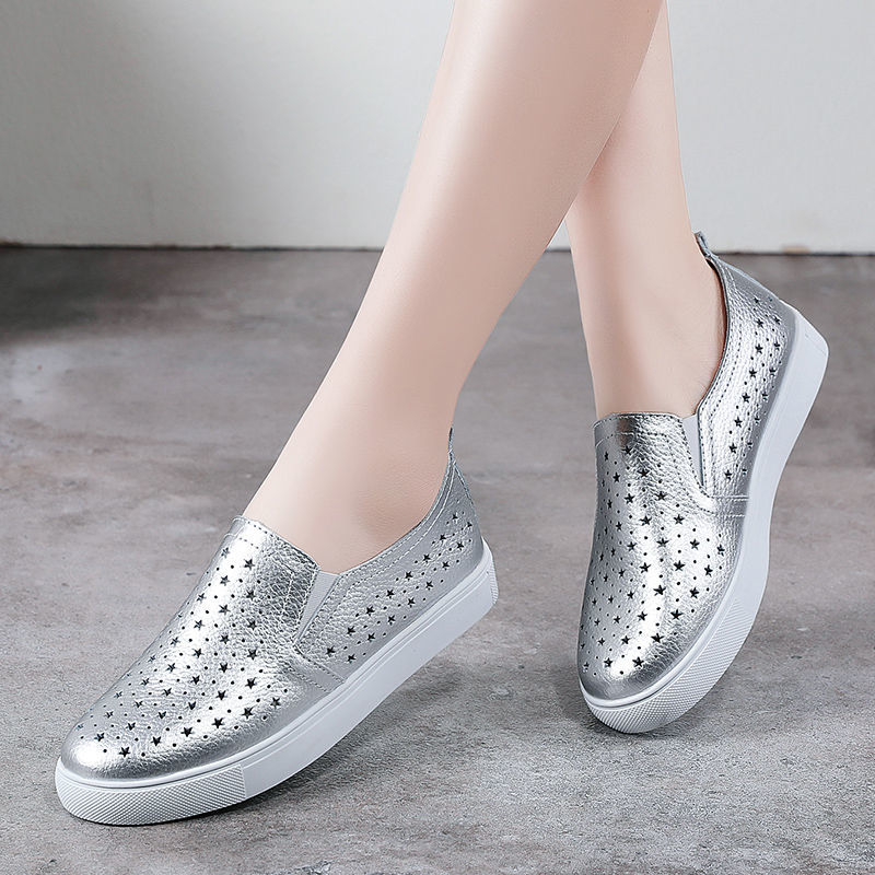 Women'S Shoes For Standing All Day - Sepatu pantofel kulit wanita, Kasut pantofel