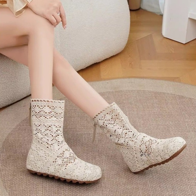 Women'S Shoes Size 40 In Us - Sepatu baru 2026, boots rajutan berlubang