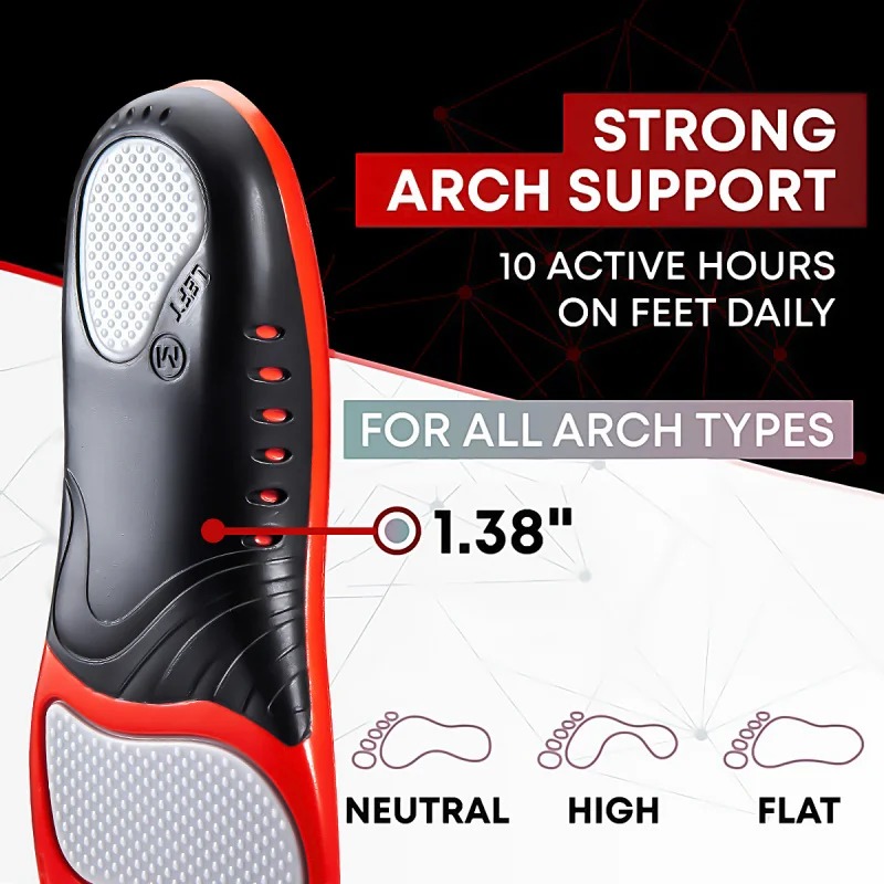 Women'S Shoes For Plantar Fasciitis - Sol Sepatu Gel Silikon Premium untuk