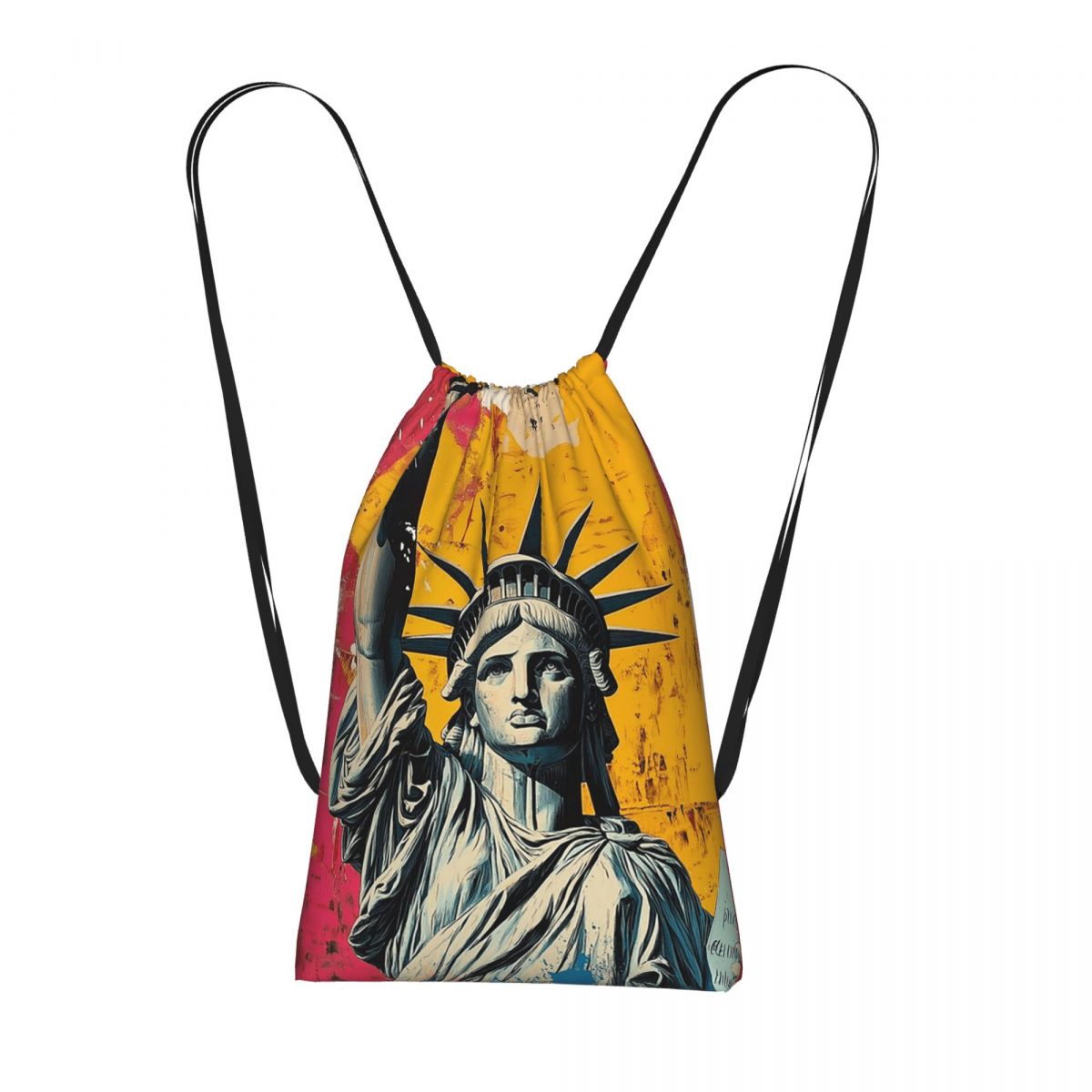 Women'S Shoes Liberty - Ransel Cetak Grafiti Patung Liberty Tas