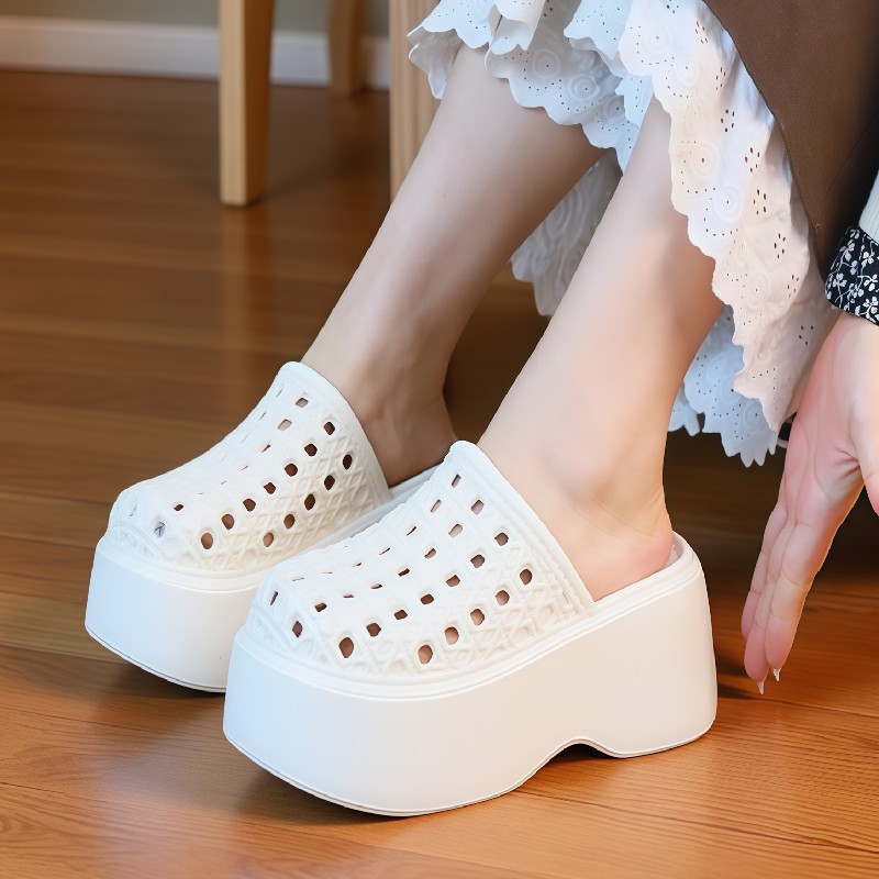 Platform Sneakers Chunky - Sandal Platform Tebal 7cm Wanita, Model