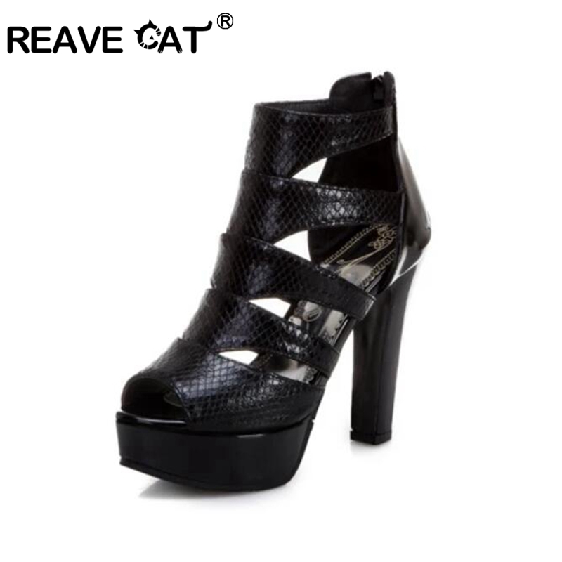 Platform Sneakers Chunky - REAVE kucing seksi ukuran 34-50 sandal