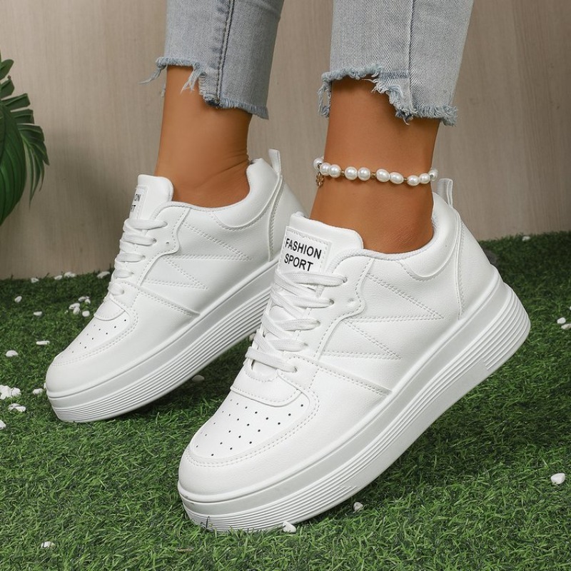Sepatu Sneakers Platform Wanit - Platform Sneakers Chunky ulasan dan harga