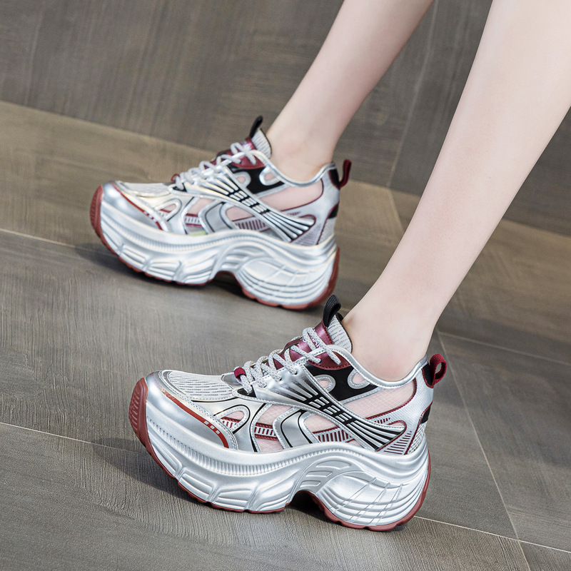 Sepatu Sneakers Platform Penam - Platform Sneakers Chunky ulasan dan harga