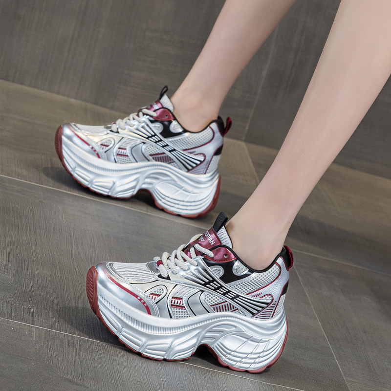 Sepatu Sneakers Platform Penam - Platform Sneakers Chunky ulasan dan harga