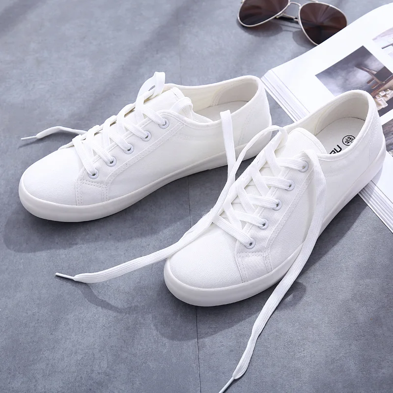Sepatu Kanvas Pasangan Putih S - Women'S Shoes Water Resistant ulasan dan harga