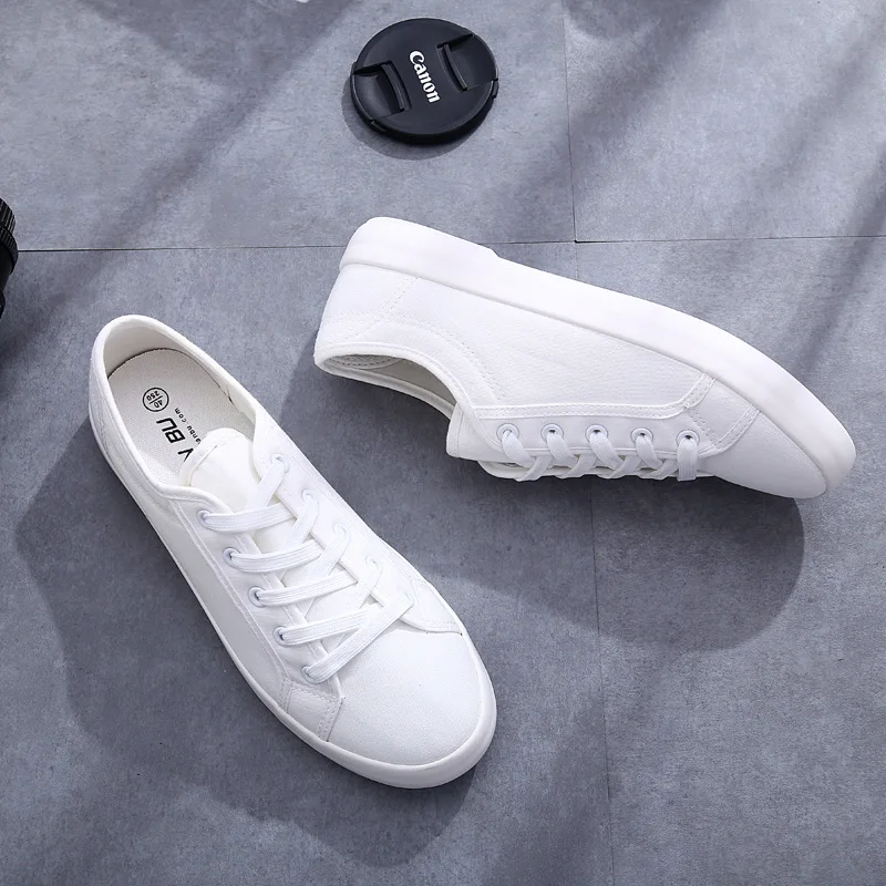 Sepatu Kanvas Pasangan Putih S - Women'S Shoes Water Resistant ulasan dan harga