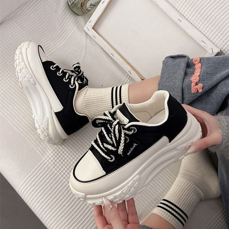 Sepatu Sneakers Putih Tebal un - Platform Sneakers Chunky ulasan dan harga