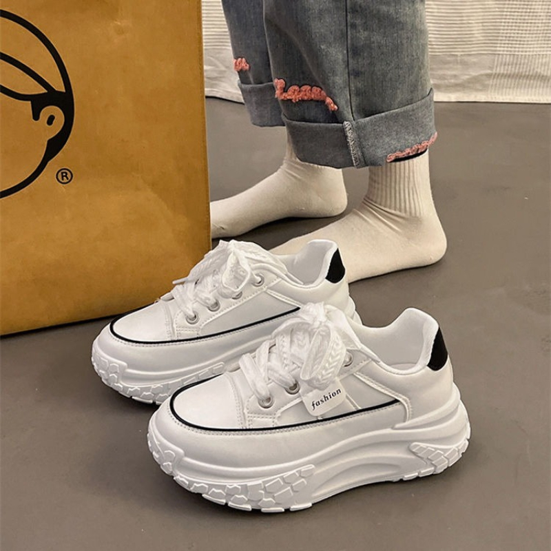 Sepatu Sneakers Putih Tebal un - Platform Sneakers Chunky ulasan dan harga