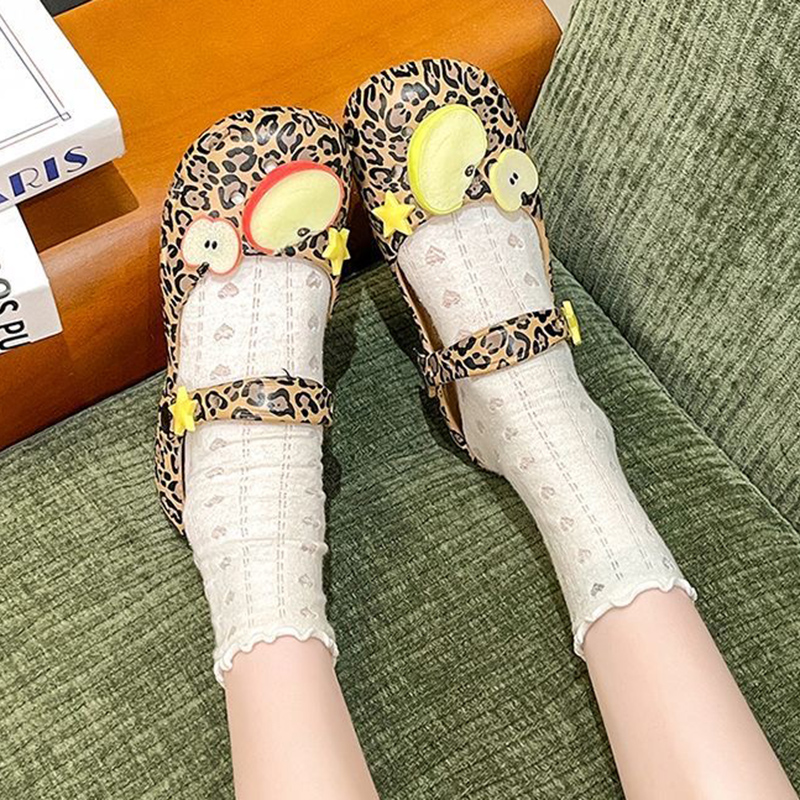Sepatu Balet Motif Leopard Ret - Women'S Shoes Water Resistant ulasan dan harga