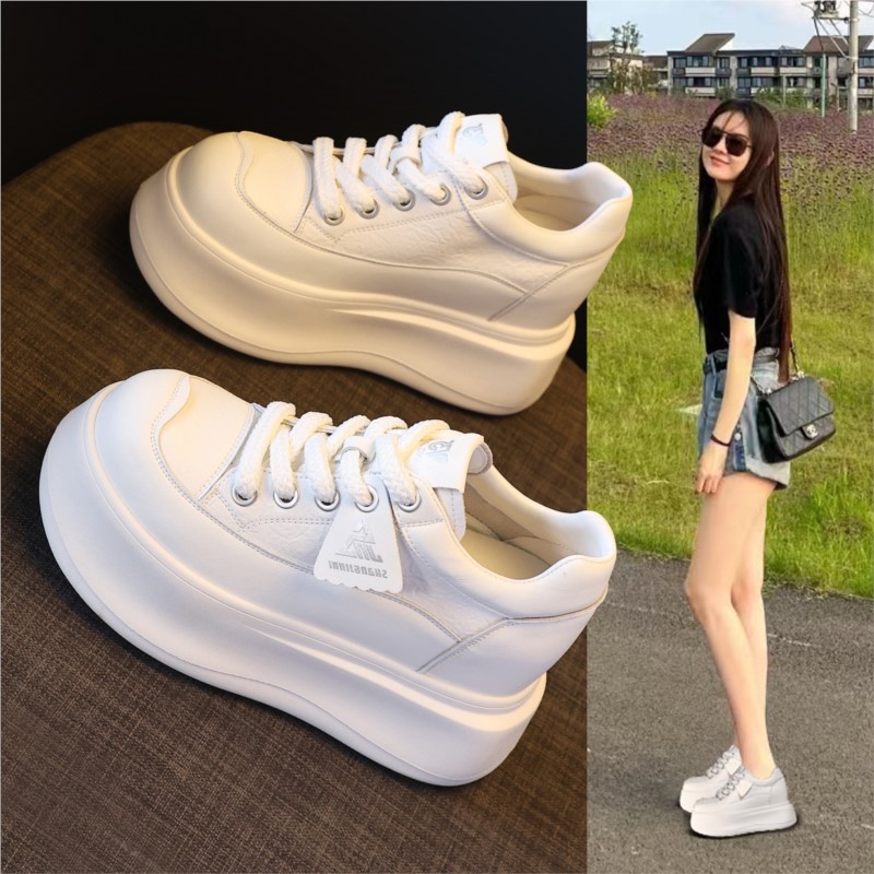 Sepatu Sneakers Platform 8.5cm - Platform Sneakers Chunky ulasan dan harga