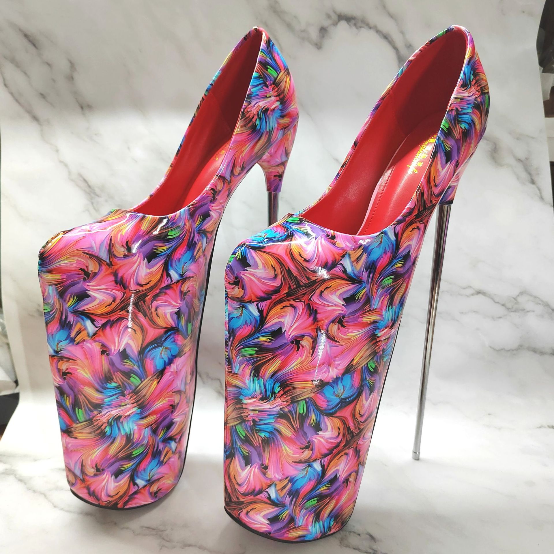 Sepatu Ujung Bundar Hak Tinggi - Women'S Shoes Water Resistant ulasan dan harga