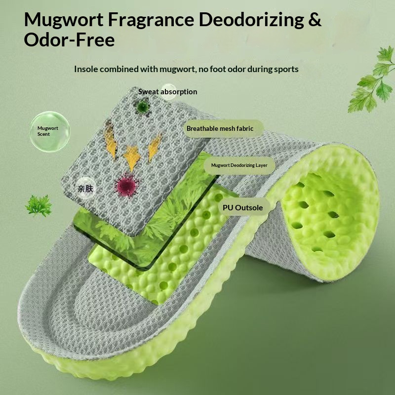 Sol Sepatu Wormwood Anti Bau u - Women'S Shoes For Standing All Day ulasan dan harga