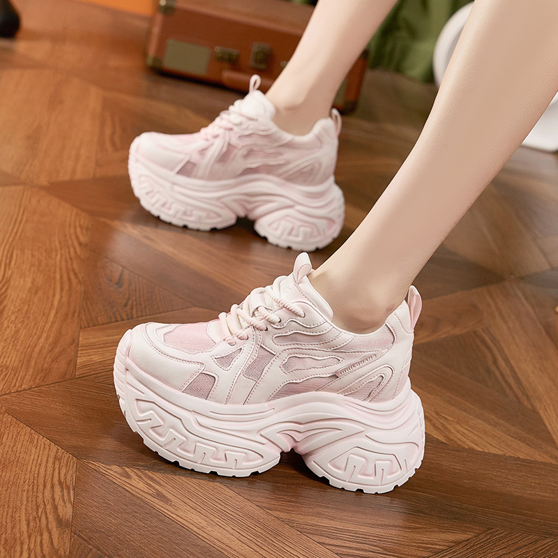 Sepatu Sneakers Platform Tebal - Platform Sneakers Chunky ulasan dan harga