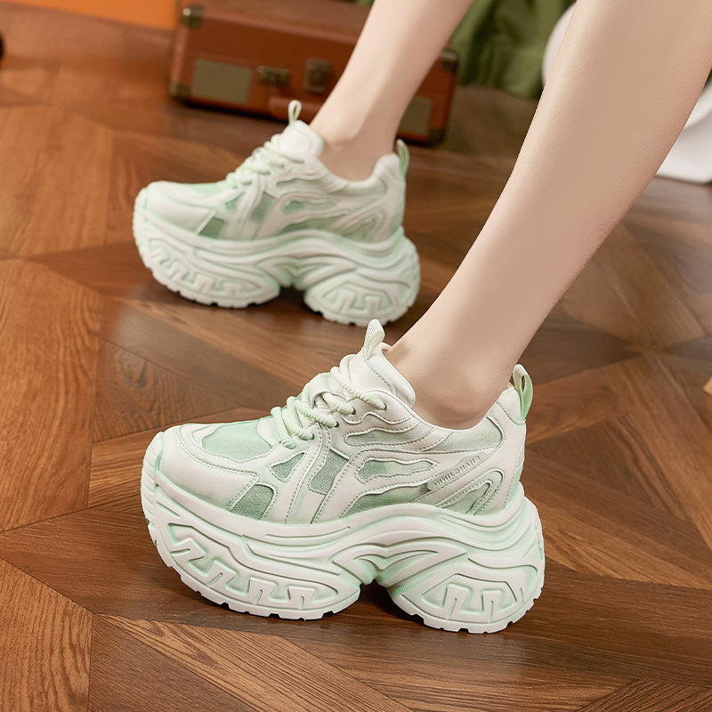 Sepatu Sneakers Platform Tebal - Platform Sneakers Chunky ulasan dan harga